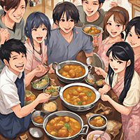 カレーと飲み放題で交流を楽しむ特別な夜🌟