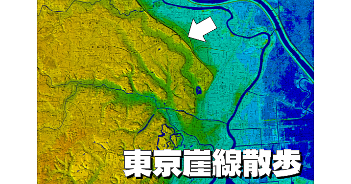 武蔵野台地を感じる散歩。崖線沿いを歩きます。解説付きです