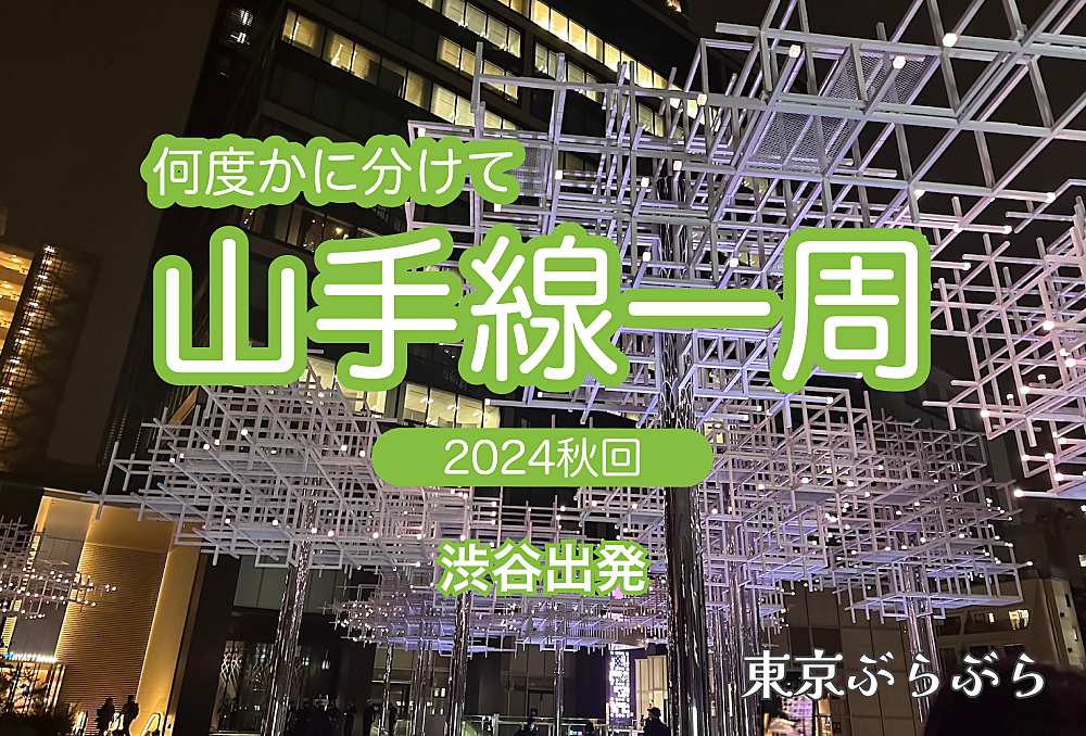 【実験企画】 何度かに分けて山手線一周をしよう！今回は渋谷スタート【ナイトウォーク】