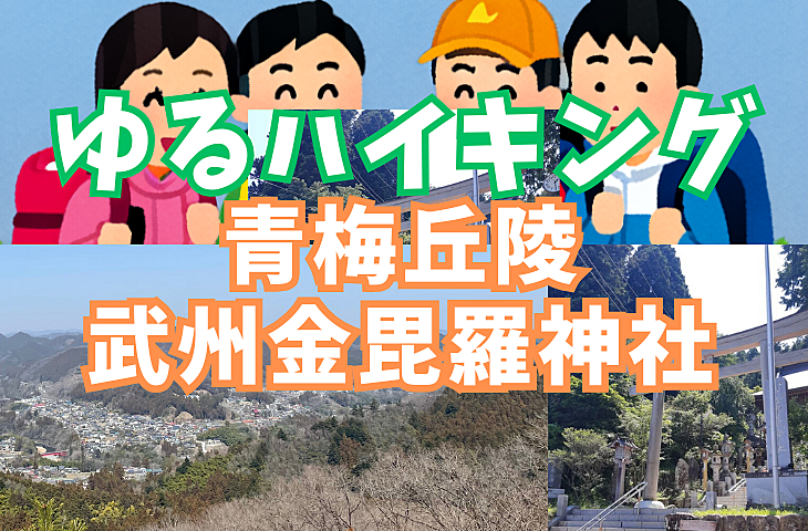 【ゆるハイキング】【初心者向け】12月7日（土）青梅丘陵ハイキングコース！星を祀った神社を参拝！？