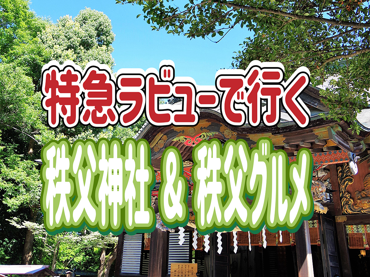 1/26【昼編①/秩父神社+秩父グルメ】特急ラビューで行く秩父！秩父神社と秩父グルメを楽しもう！