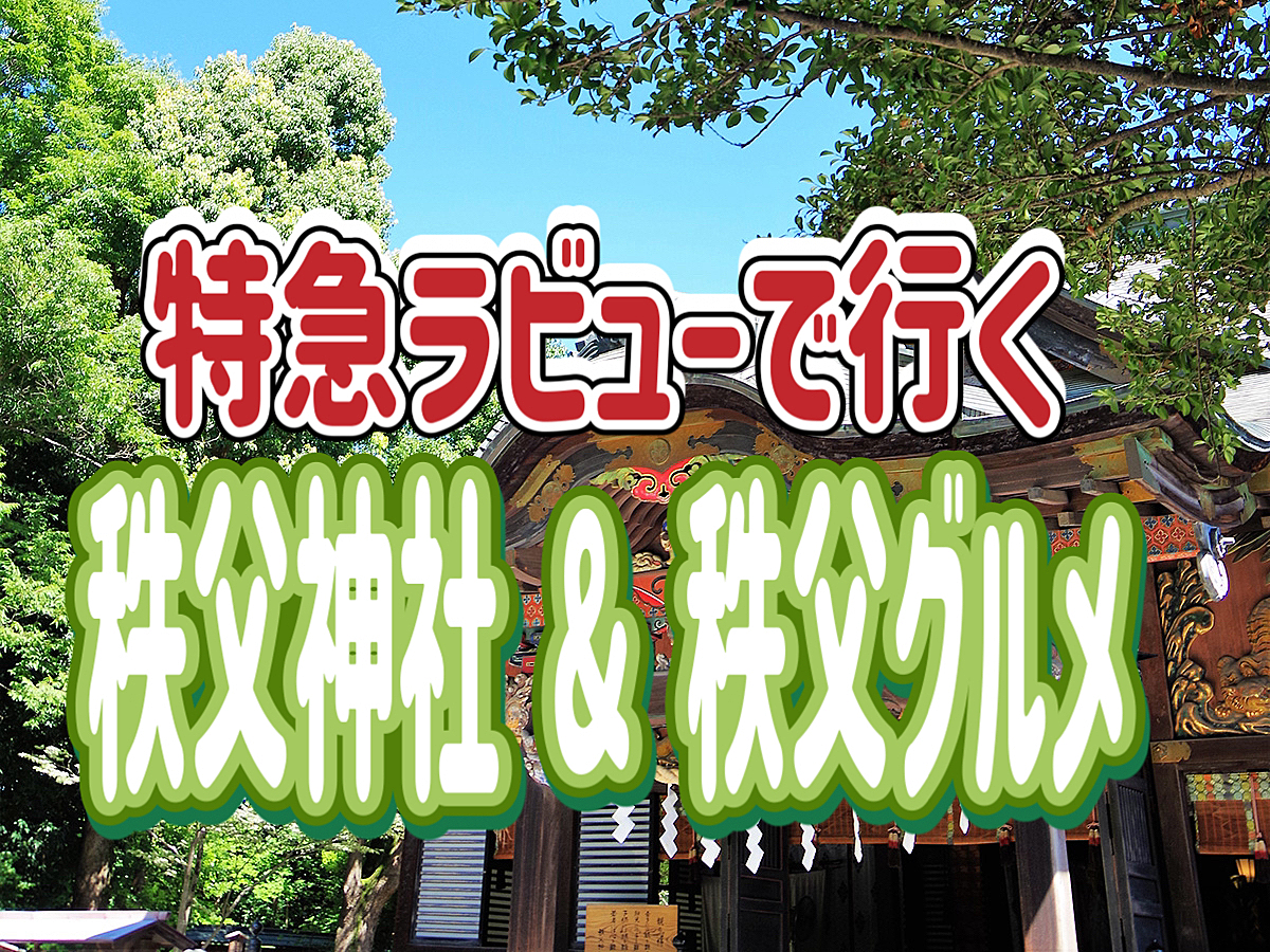 1/26【昼編①/秩父神社+秩父グルメ】特急ラビューで行く秩父！秩父神社と秩父グルメを楽しもう！