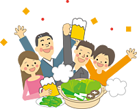 土曜は夜ふかし飲み会 💓今回は"正月飲み会"を楽しもう 🐹 楽しい飲み友達が出来るよ✨思い出動画撮影あり