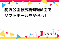 駒沢公園軟式野球場A面でソフトボールをやろう!