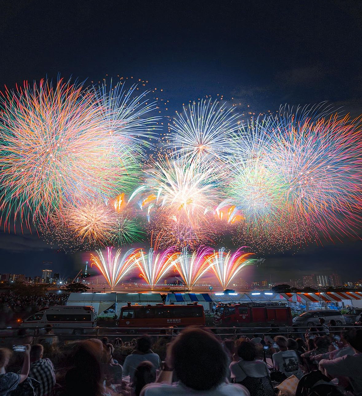 夏の風物詩🌻✨大迫力☀️🍉🌻2025年足立花火大会観覧会🎆✨