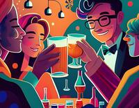 残席2！１８名！男女比6:4（過去平均）【２０代３０代】BAR貸切飲み会　ハイボール飲み放題・軽食食べ放題【新宿】