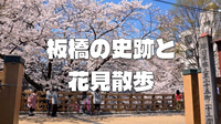 【桜が見頃】板橋十景　石神井川の桜並木と史跡巡りを楽しもう♪