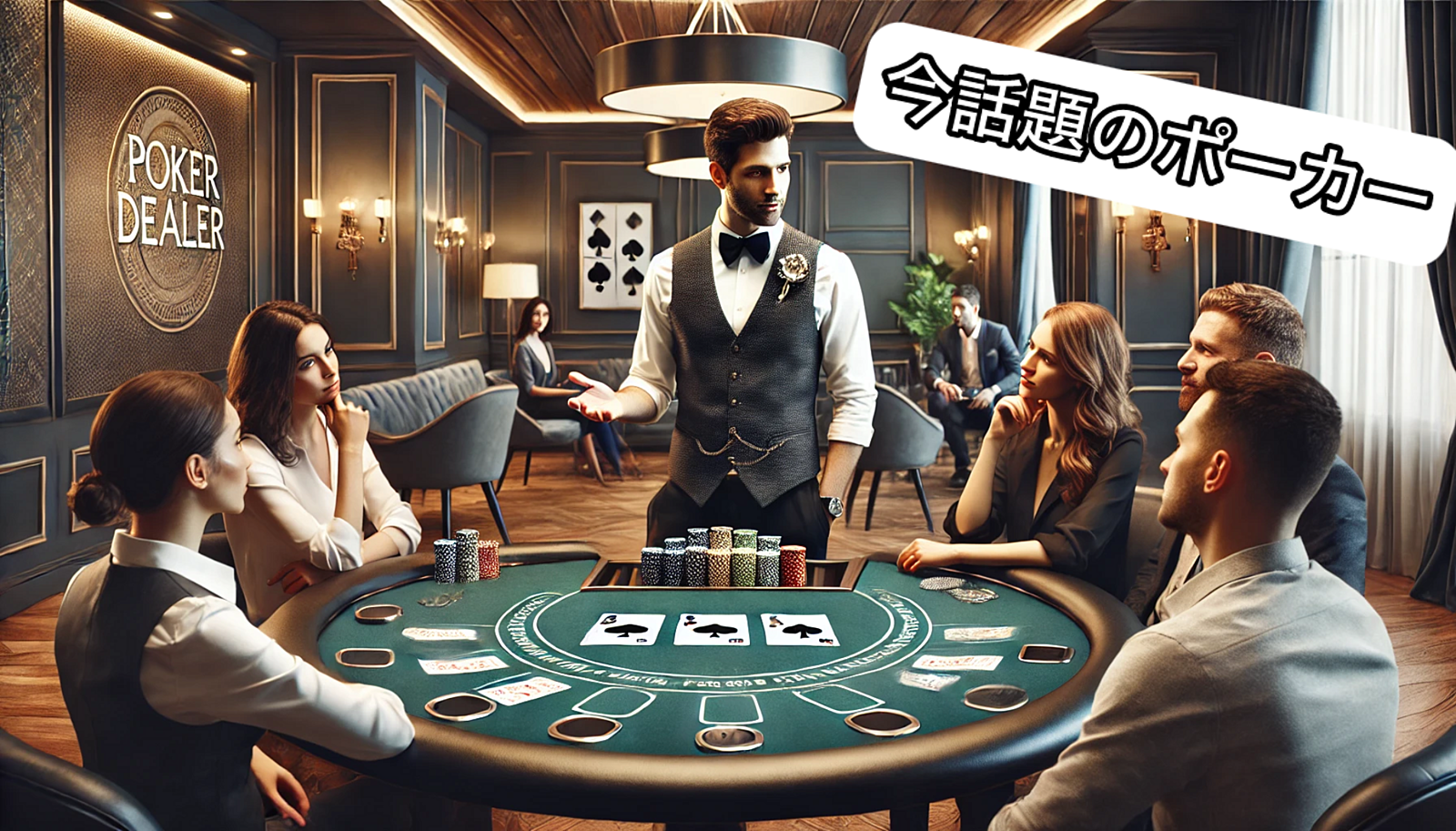 ポーカーディーラー教室 - あなたもディーラーに挑戦しよう！