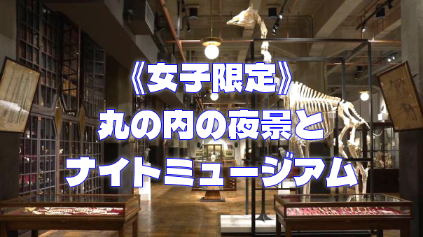 【女子限定】丸の内の夜景とナイトミュージアムを楽しもう！
