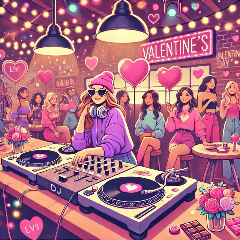 昼間開催のHappy Valentine’s DJ Party🍫🤍【音楽と食と交流と🥂】