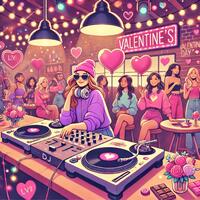 昼間開催のバレンタインパーティー🍫🤍【音楽と食と交流と🥂】