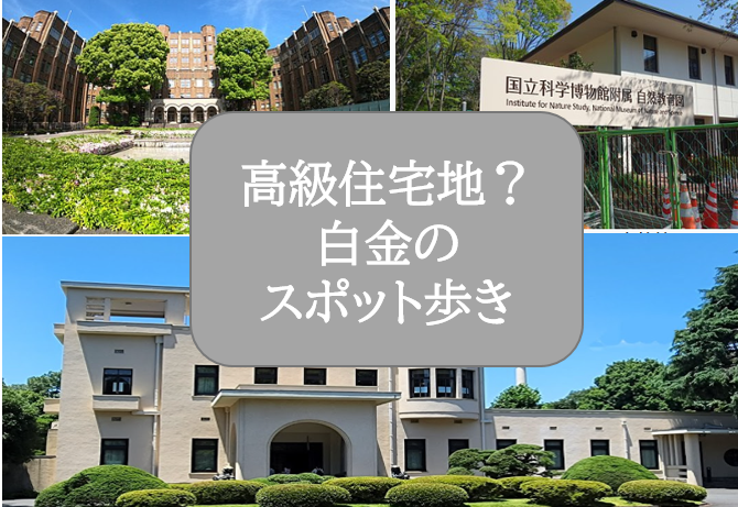 【白金の意外なイメージを探る？】白金の街を歩こう（説明・解説有）