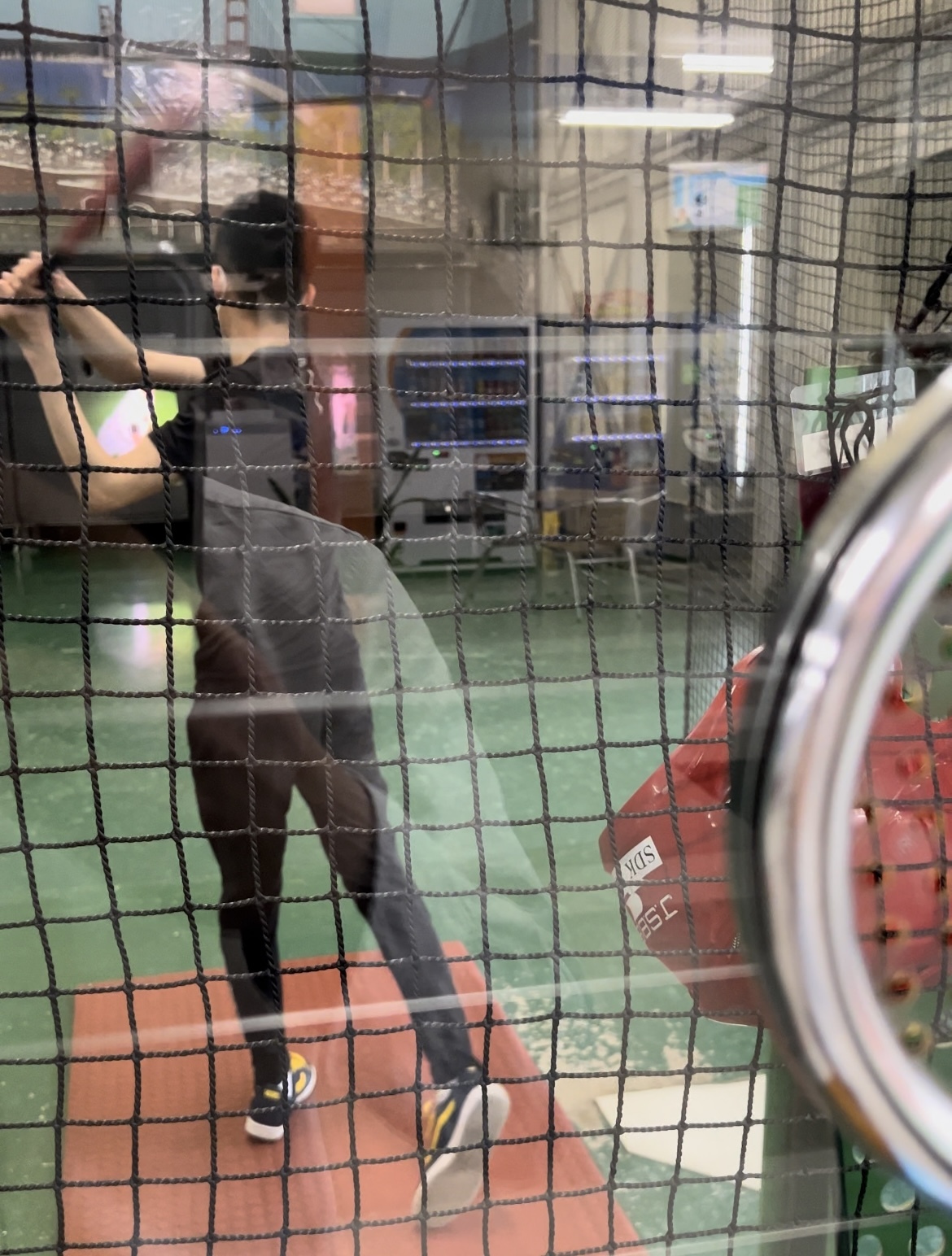 新宿で野球の練習 at バッティングセンター⚾️