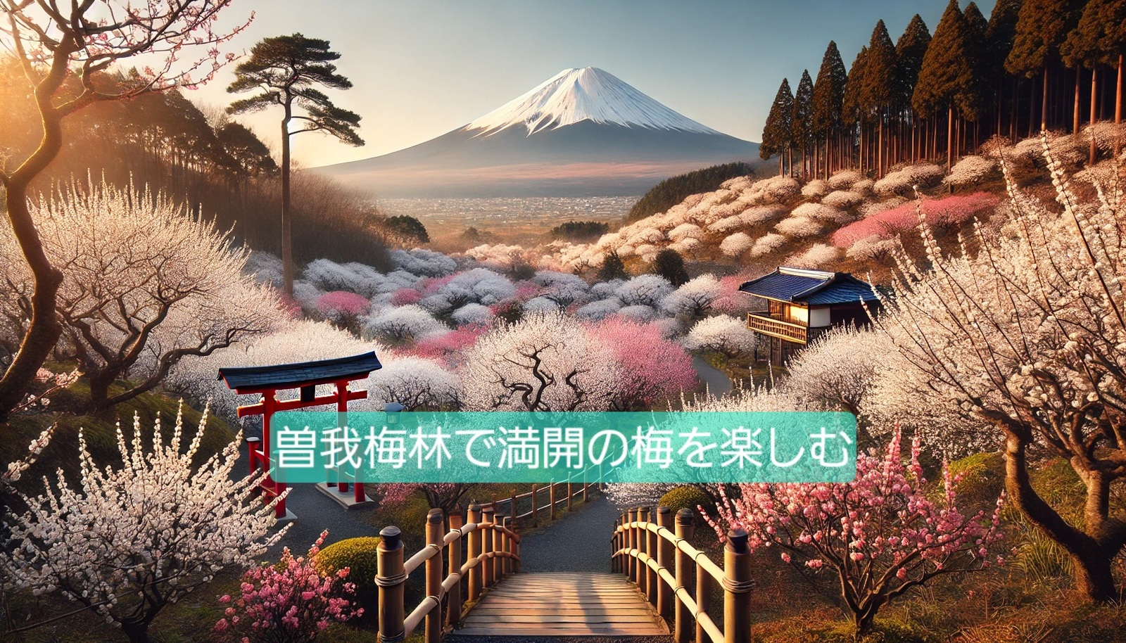 曽我梅林で満開の梅を楽しむ散歩イベント！