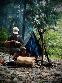 【GW1～2泊】秘境でサバイバルキャンプ【ブッシュクラフト】