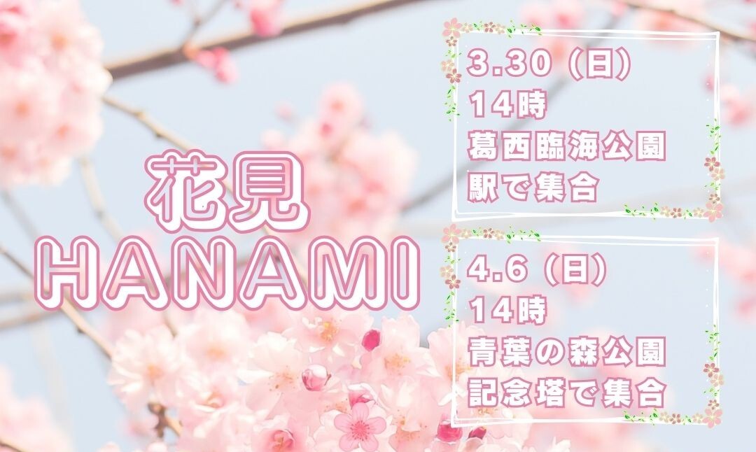 花見ピクニック🌸Sakura viewing picnic
