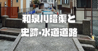運動目的もOK！西新宿からまぼろしの神田川支流、水道道路をたどろう！（解説付き）
