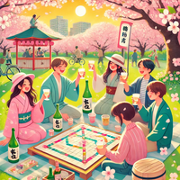 【日本酒×花見×ボドゲ！】代々木公園で春を満喫しよう！🌸🎲🍶