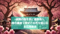 🌸 満開の桜を見に建長寺へ 🌸 ～ 春の鎌倉で歴史と自然を感じるお花見散歩 ～