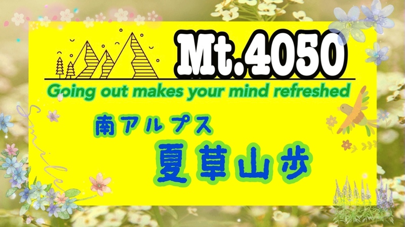 🌼夏のお花畑💐南アルプスの入笠山で夏草トレッキング🚗