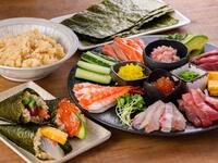 好きな具材を楽しむ"海鮮手巻き寿司"✨ みんなでワイワイ日曜エンジョイ飲み会 ❥ お初さん大歓迎♪