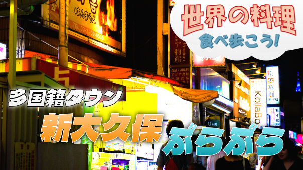 多国籍タウン新大久保でぶらぶら＆外国料理のお店に入ってみよう！【世界の料理を食べ歩く会】
