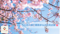 【20代女性主催】代々木公園で春散歩＆お花見企画🌸