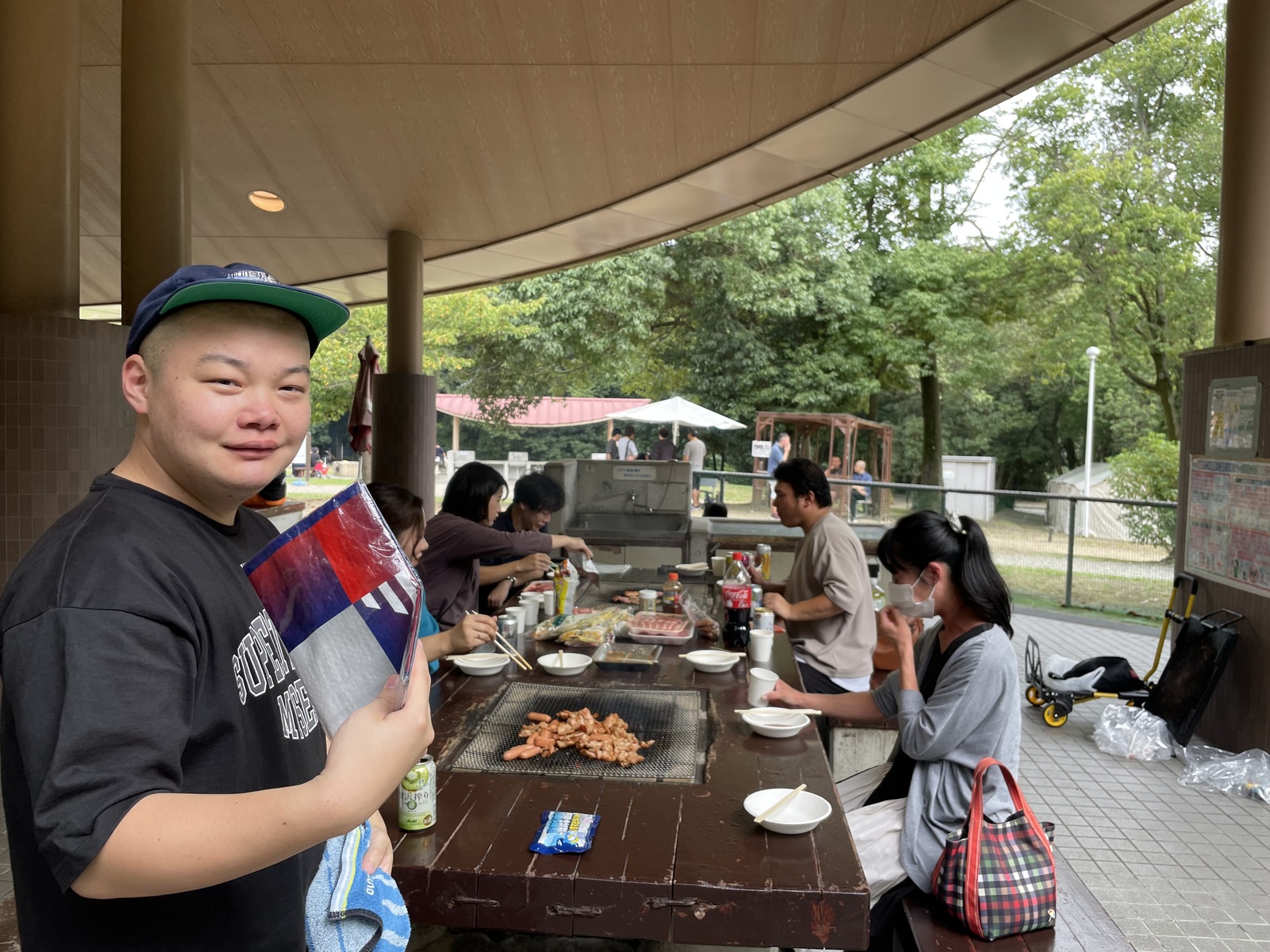 🌳服部緑地でバーベキューとバトミントン！🍔🏸