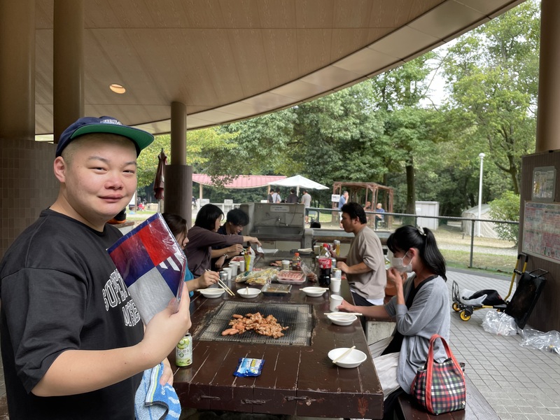 🌳服部緑地でバーベキューとバトミントン！🍔🏸