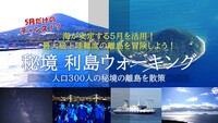 究極の日帰りガチ旅！？秘境 『利島』ウォーキング  船からレインボーブリッジ 星空観察 ！【就航率最大5月活用】