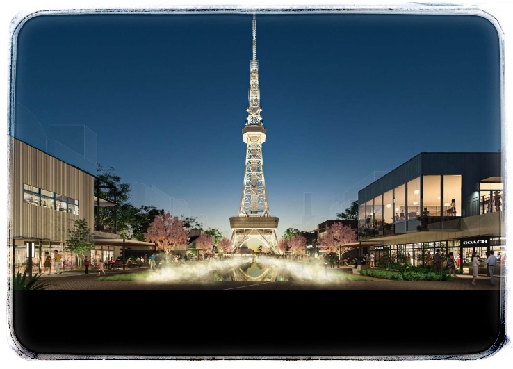 👣⸒⸒✨夜景のキレイな久屋大通レイヤードパークを歩こう✨👣⸒⸒