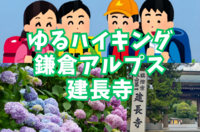 【ゆるハイキング】6月7日（土）鎌倉アルプス！建長寺の境内を通ってあじさいを観察！