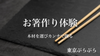 カンナで木を削って世界で一つのお箸を作ろう！