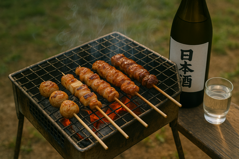 平和にお酒を楽しむ会🍶【外で炭で焼き鳥日本酒会☆】焼き鳥と日本酒とおしゃべり♪