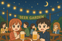 【40代50代】金曜夜は屋上で乾杯を🍻星空ビアガーデン✨としあきさんとコラボ企画😄 