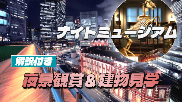 （途中参加OK！）ナイトミュージアムと丸の内の夜景と建築を楽しもう！特別展示『台湾蘭花百姿 – 東京展』も鑑賞します♪