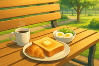 6/1 公園モーニング🌅🍞