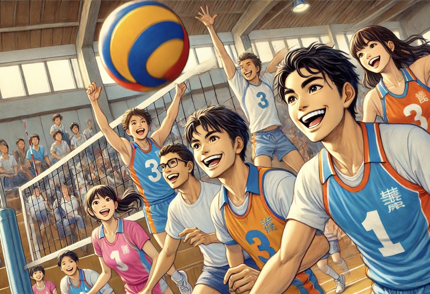 バレーボール🏐みんなで楽しく！