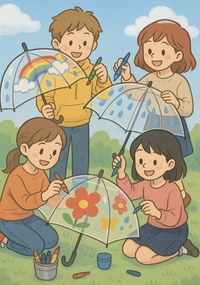 梅雨を楽しもう！オリジナル傘作りと写真撮影📸☔️✧*｡