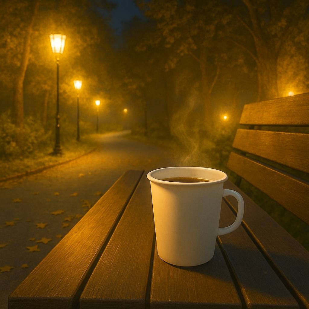 ☕️ コーヒー飲みながら公園散歩しましょ〜