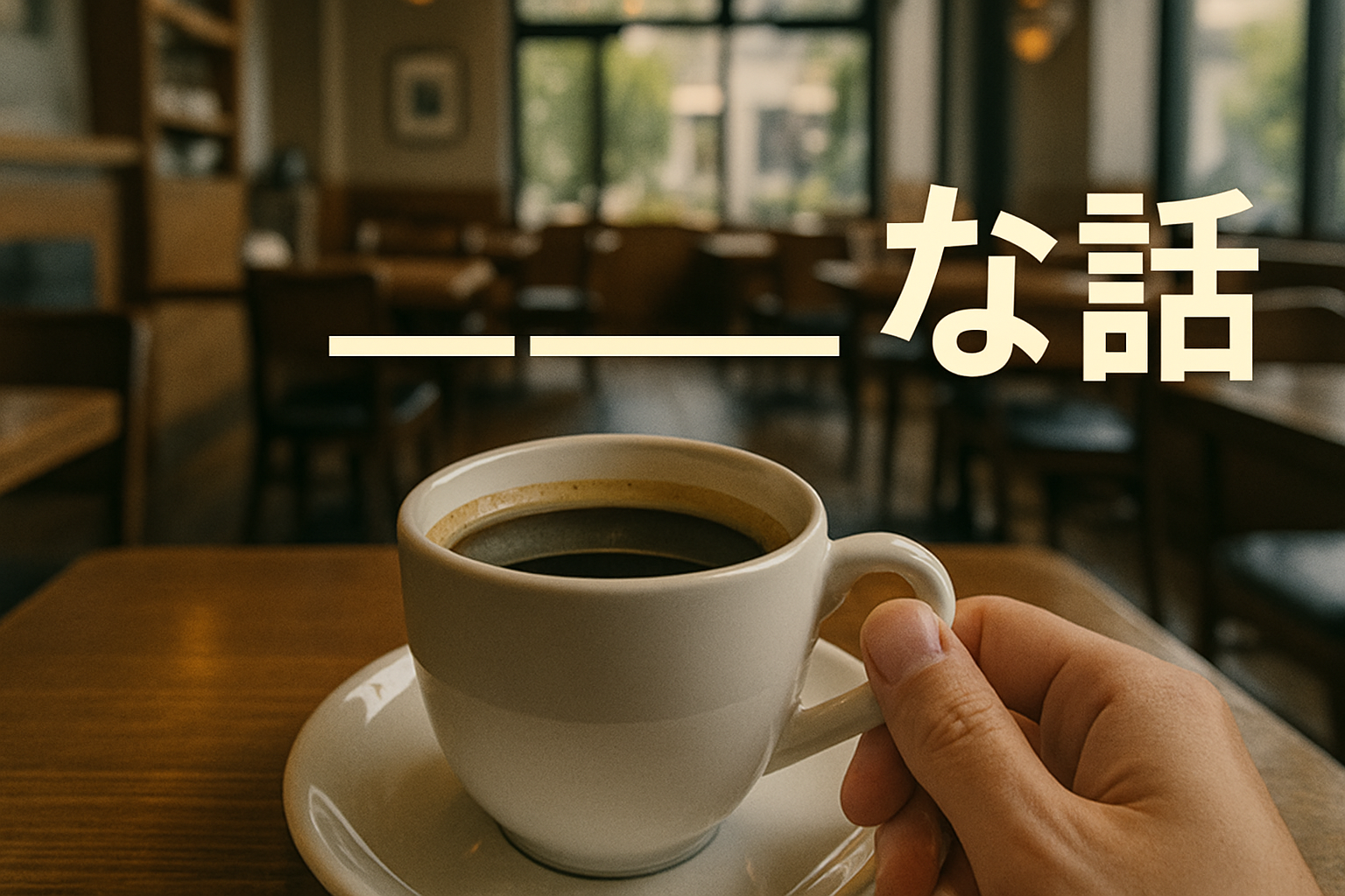 6/23 ○○トークカフェ会☕✨