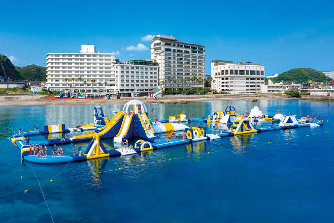 7月26日(土) 勝浦ウォーターアイランドで海上アスレチック🏝️