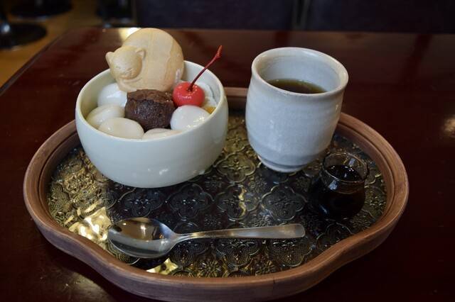 【20代30代限定】オシャな昭和喫茶に行こう！おすすめは白玉あんみつです🎀🎀