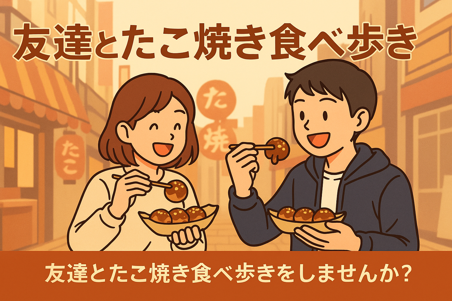 6月27日ゆるっとたこ焼き食べ歩き🐙