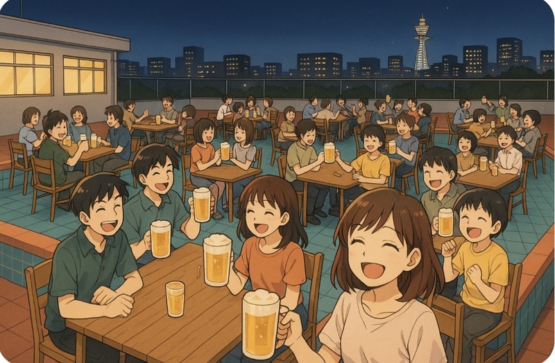 廃校プールでビアBBQ🍖🍻非日常の夏体験しよう！
