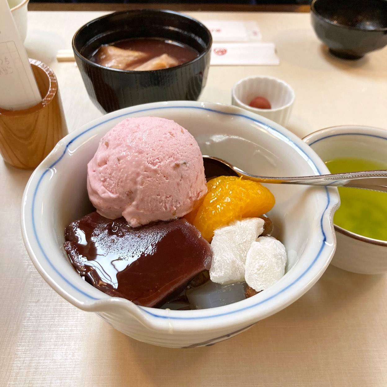 【早割中】昔ながらの甘味処に行こう！おすすめは白玉クリームあんみつ🐽🐽🐽