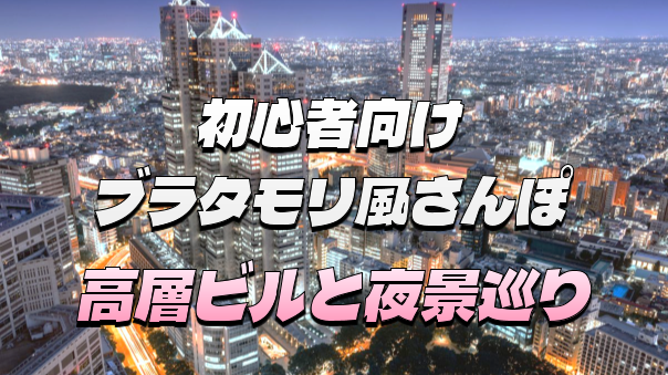 【早割無料】初心者向け🔰都庁展望室や西新宿ビル群の夜景巡り。ブラタモリ風にゆるくお散歩をしよう