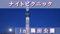 【ナイトピクニック】隅田公園で夜景を見ながらゆったりと過ごそう（東京での20代〜30代限定社会人サークル）