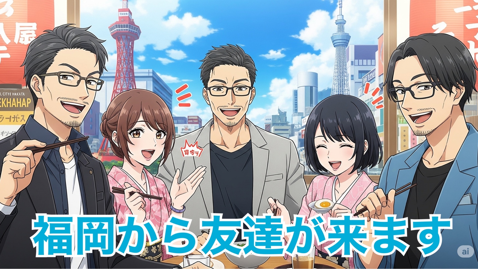 【福岡出身女性主催】私の地元友達が上京☆
私の友達とも是非仲良くしてください☆少人数ではありません
