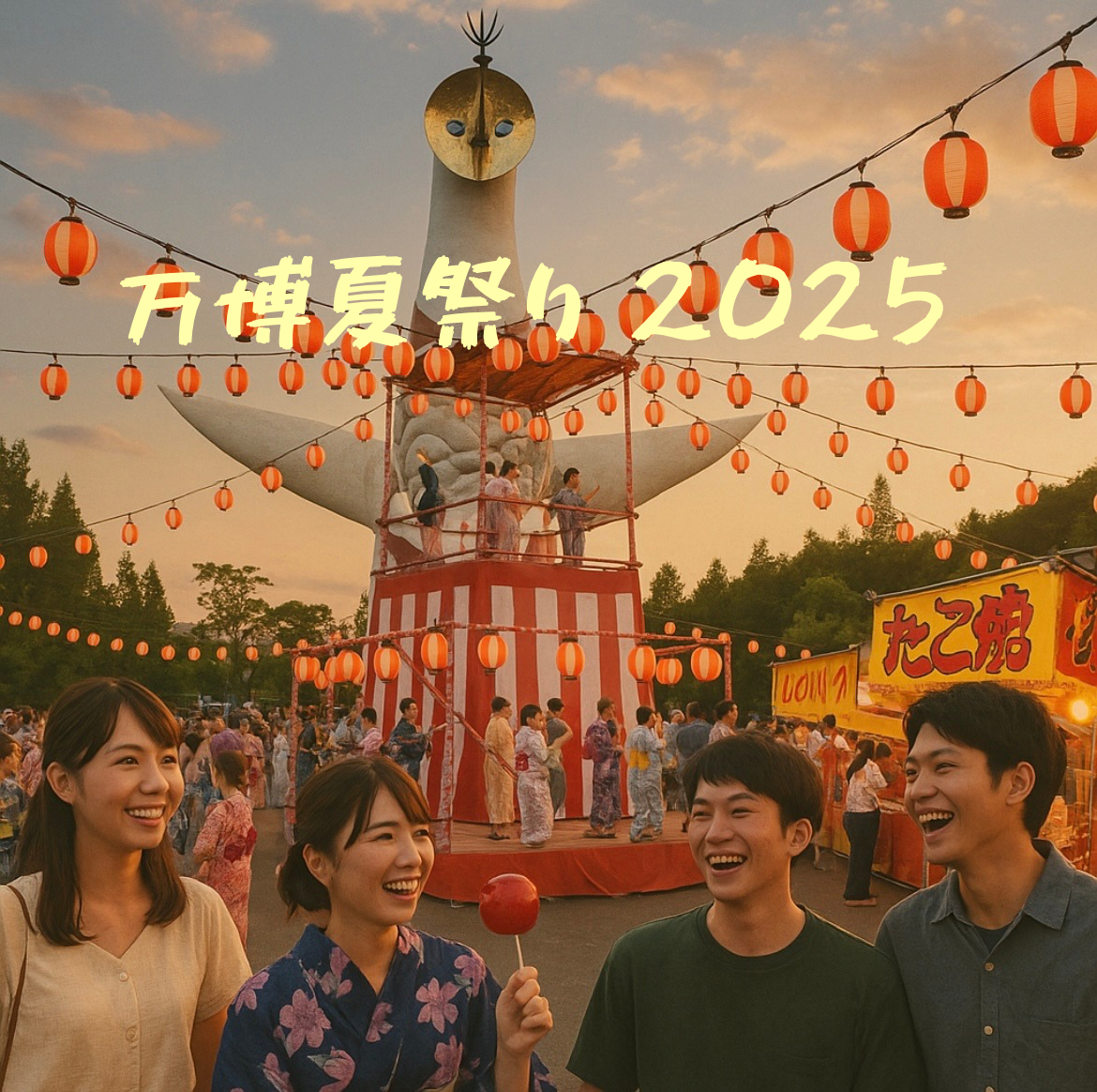 夏の最後、万博で遊ぼう！2025夏祭り🌻🧚‍♂️